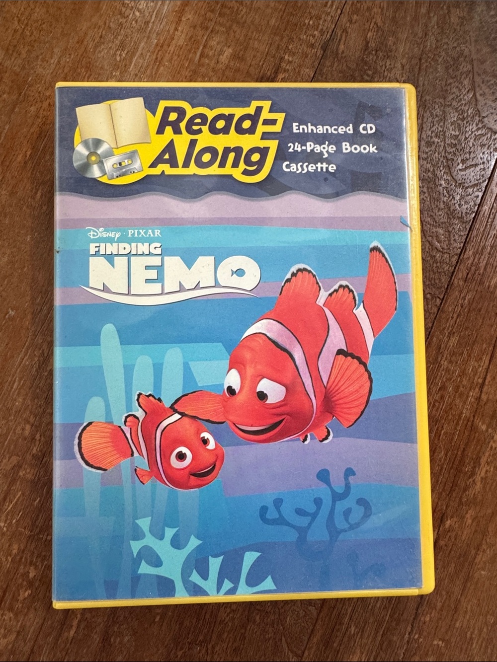 Disney Pixar Finding Nemo Read-Along Enhanced CD — Blue & Orange Case